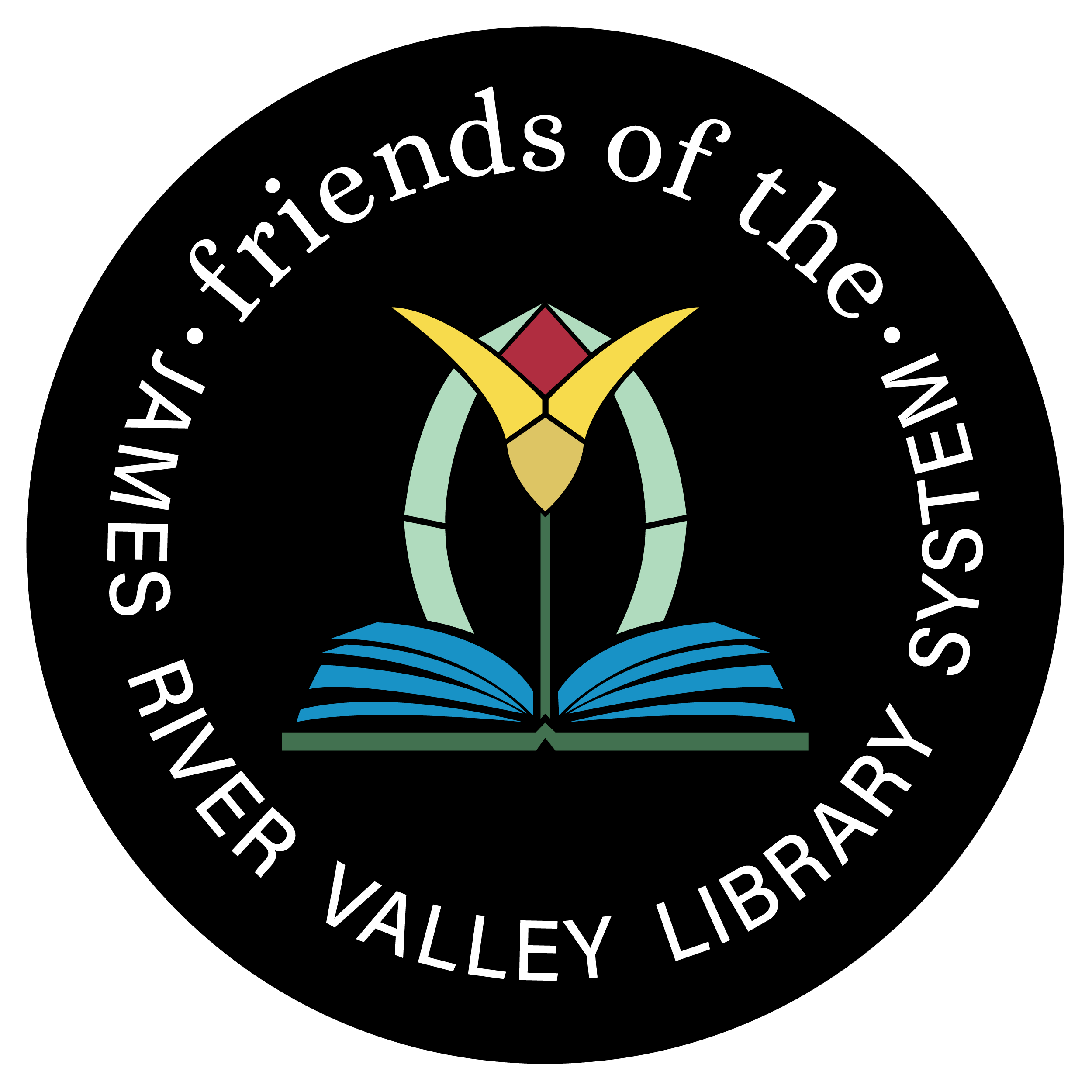 Friends of the James River Library System - Membership Form 2025 - logo